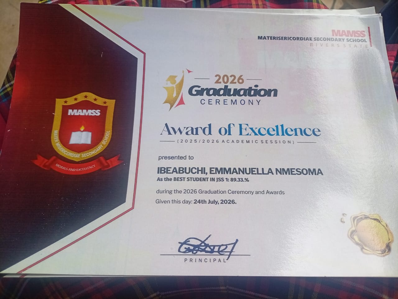 Certificate 2