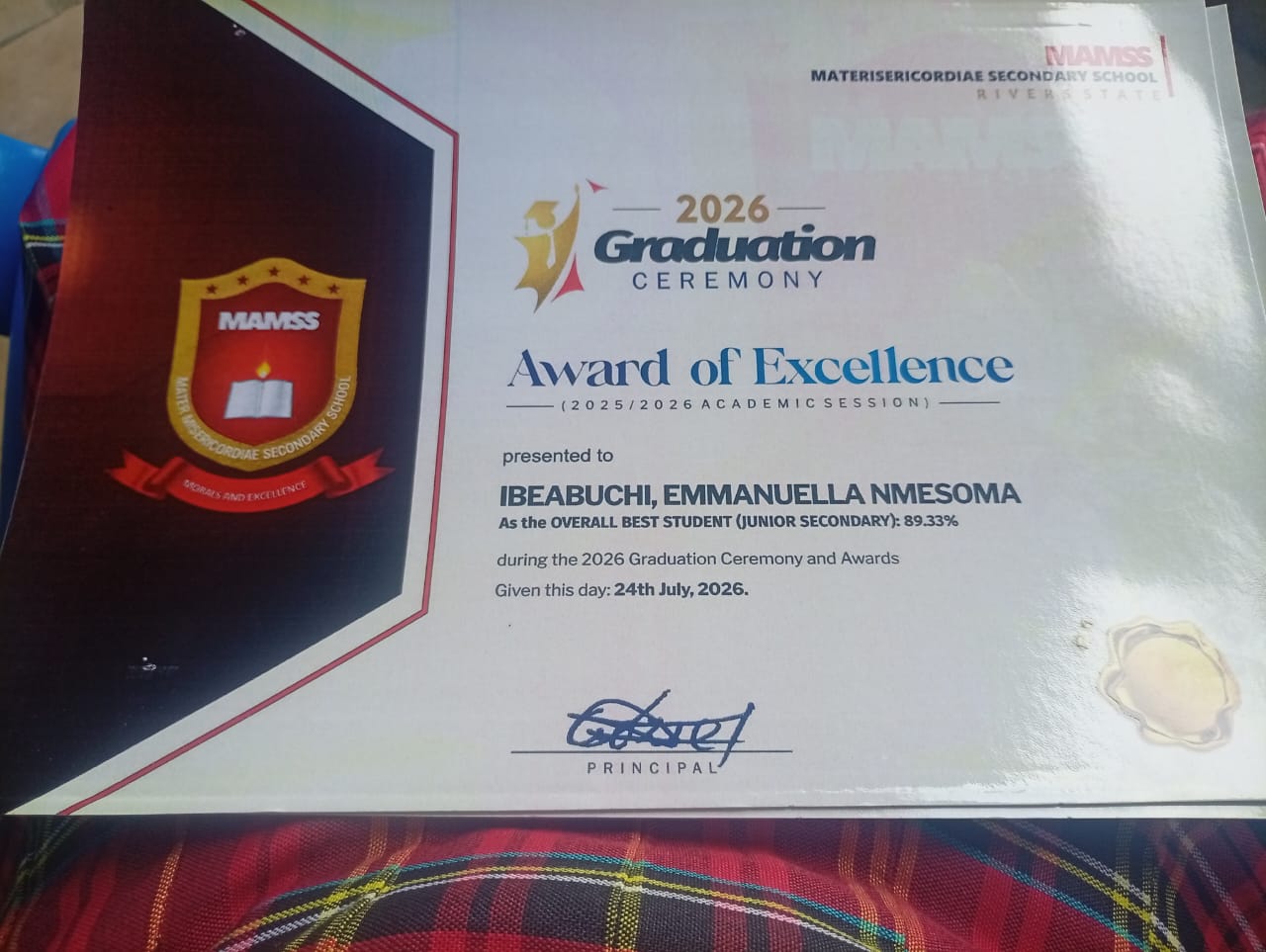 Certificate 3